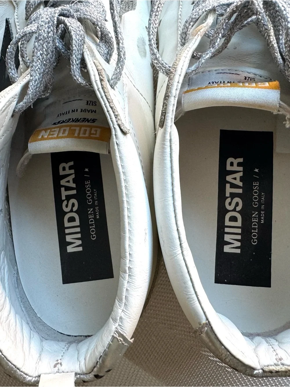 Golden Goose Mid Star Sneakers White Leather - Picture 15 of 15